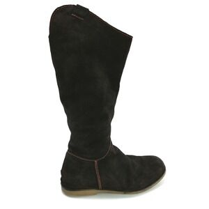 Emu Boots Womens Kings Cross Brown Suede Leather Sheep Skin Lining Knee High 9